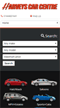 Mobile Screenshot of harveyscarcentre.co.uk